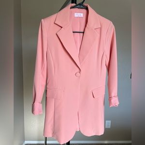Peach blazer